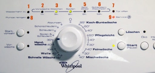 Визначення помилок пральних машин Whirlpool без дисплея